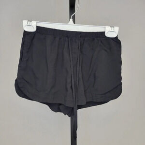 GARAGE  Black Light Tie Waist Shorts